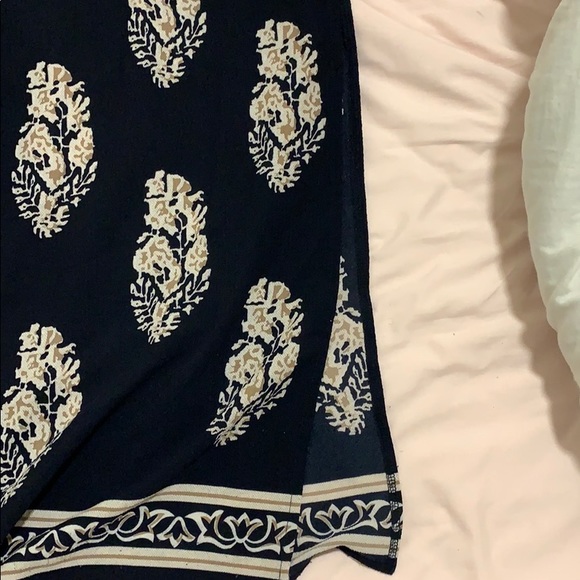 Blue Chiffon Jumpsuit - Picture 4 of 4